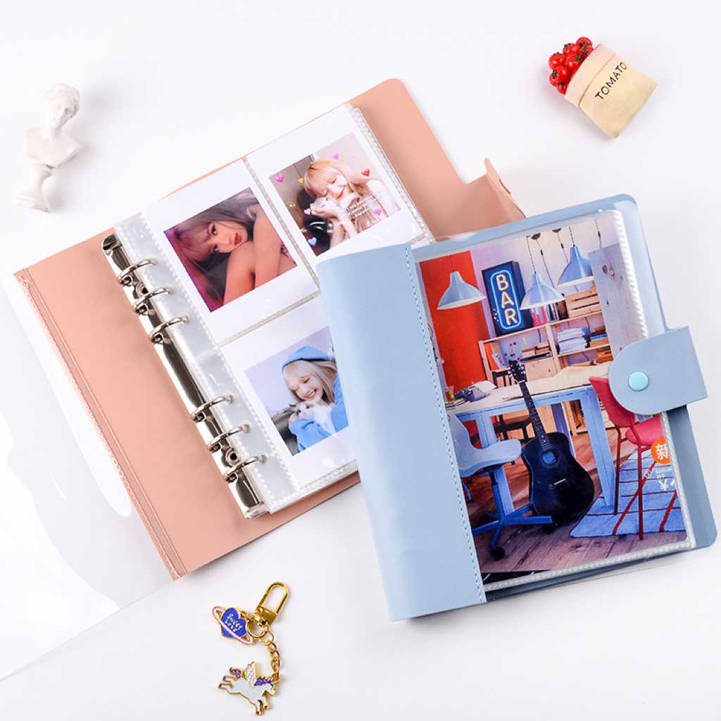 [เซ็ต] แฟ้มเก็บรูป 6 รู Photo Album 🎞 รีฟิลได้ ขนาด A5 Folder Set 6 Holes Photobook  mimisplan