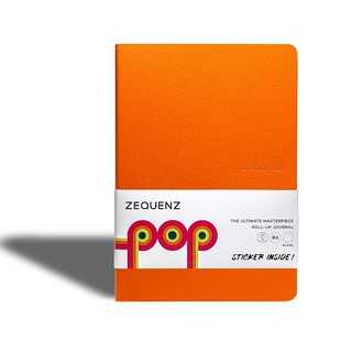 ZEQUENZ POP  Brick  สมุดโน๊ต Zequenz สีส้ม