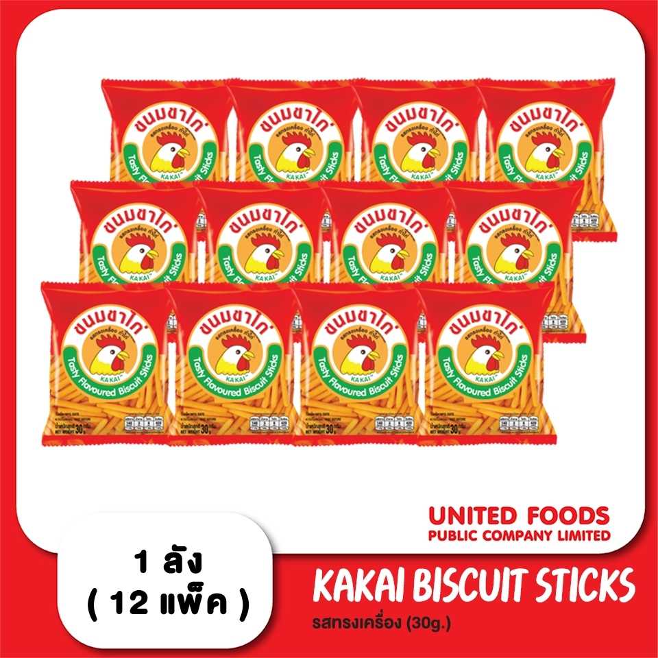 ก๋าไก่ รสทรงเครื่อง (1x12x12) 30 g. (ยกลัง)