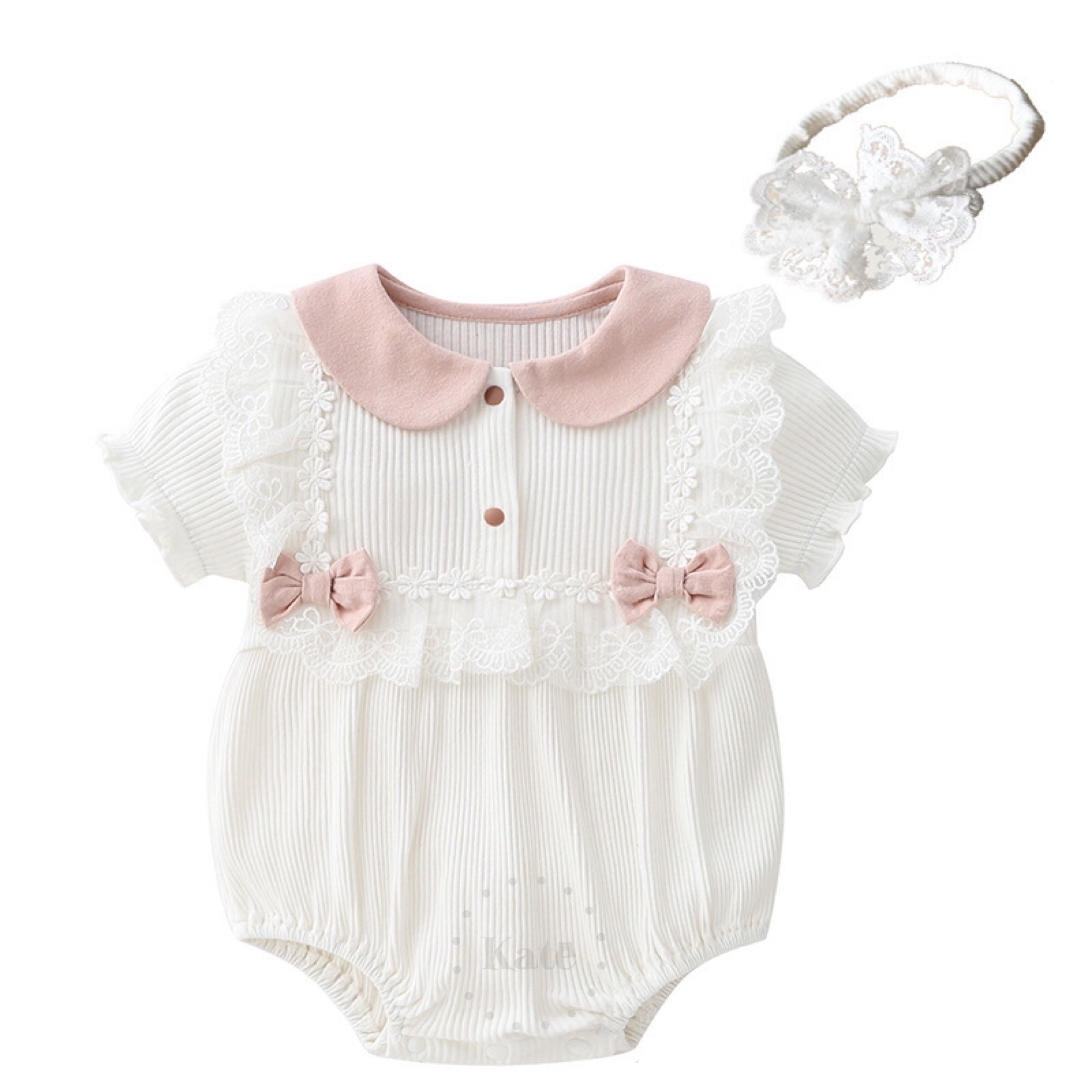 Little white flower & pink bow ❄️🎀