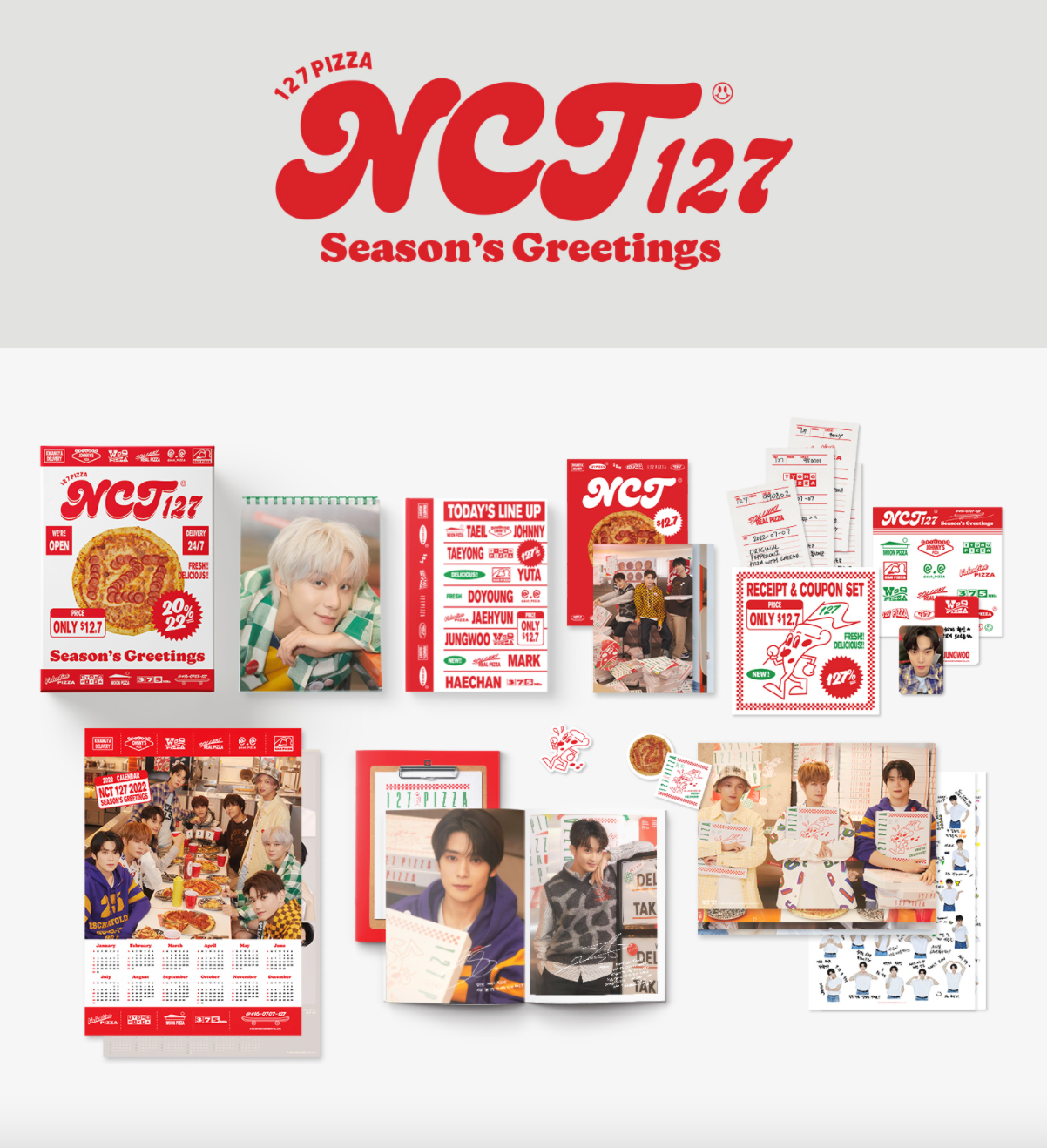 (พร้อมส่ง) ของด้านใน ssgt nct127