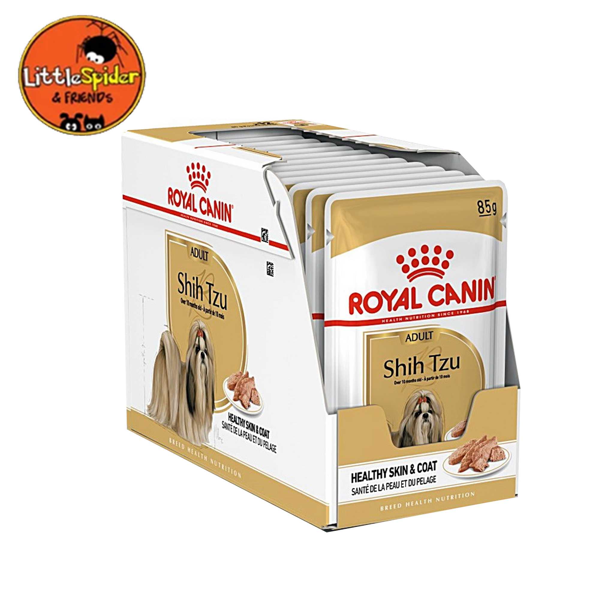 Royal canin SHIH TZU pouch อาหารเปียกขิสุห์โต  12ซอง