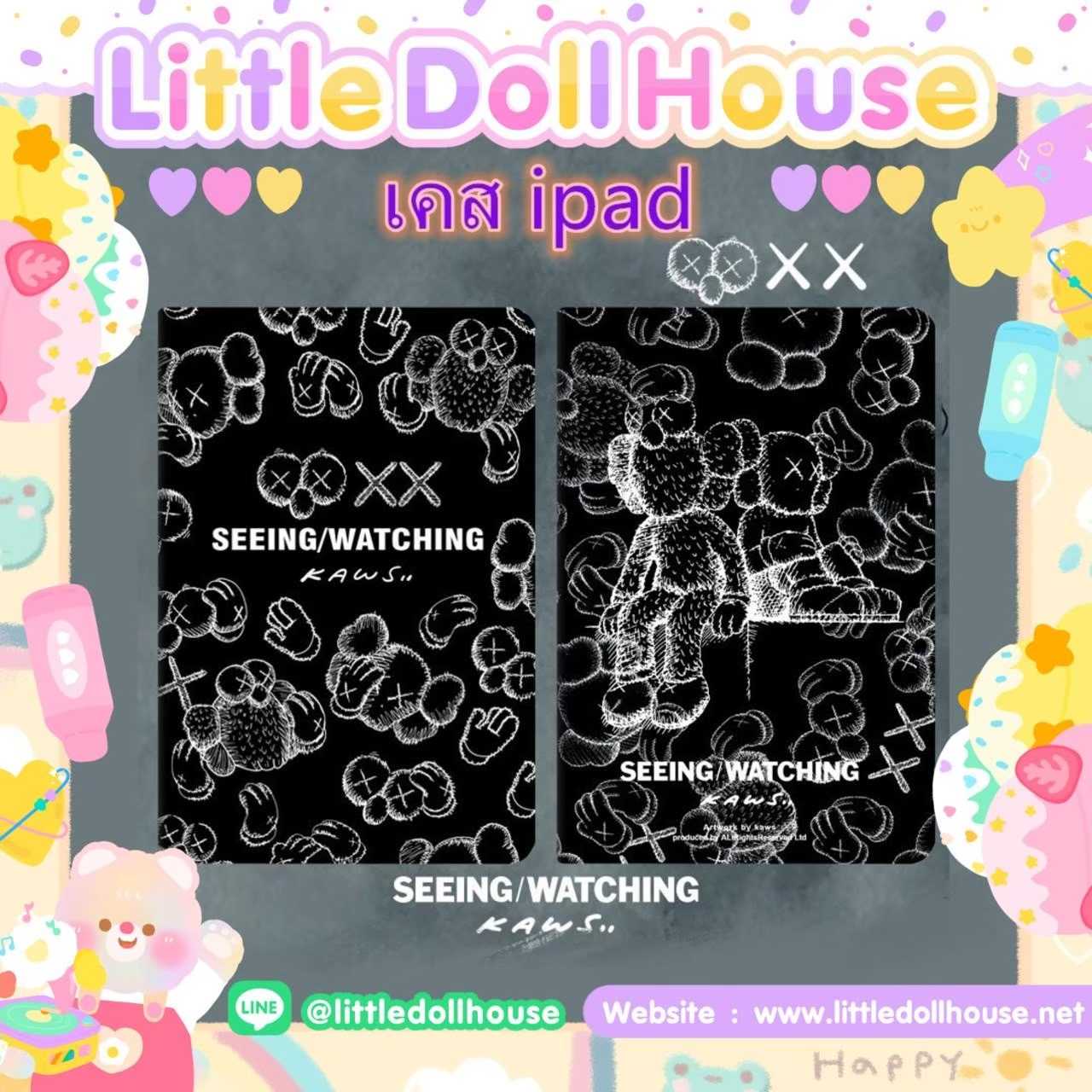 📮SALE📮‼️iPad KAWS ไลน์ เทรนด บุคลิกภาพ10.2 IPad​ gen 5,6  IPad​ Air 1,2,3 IPad​ pro