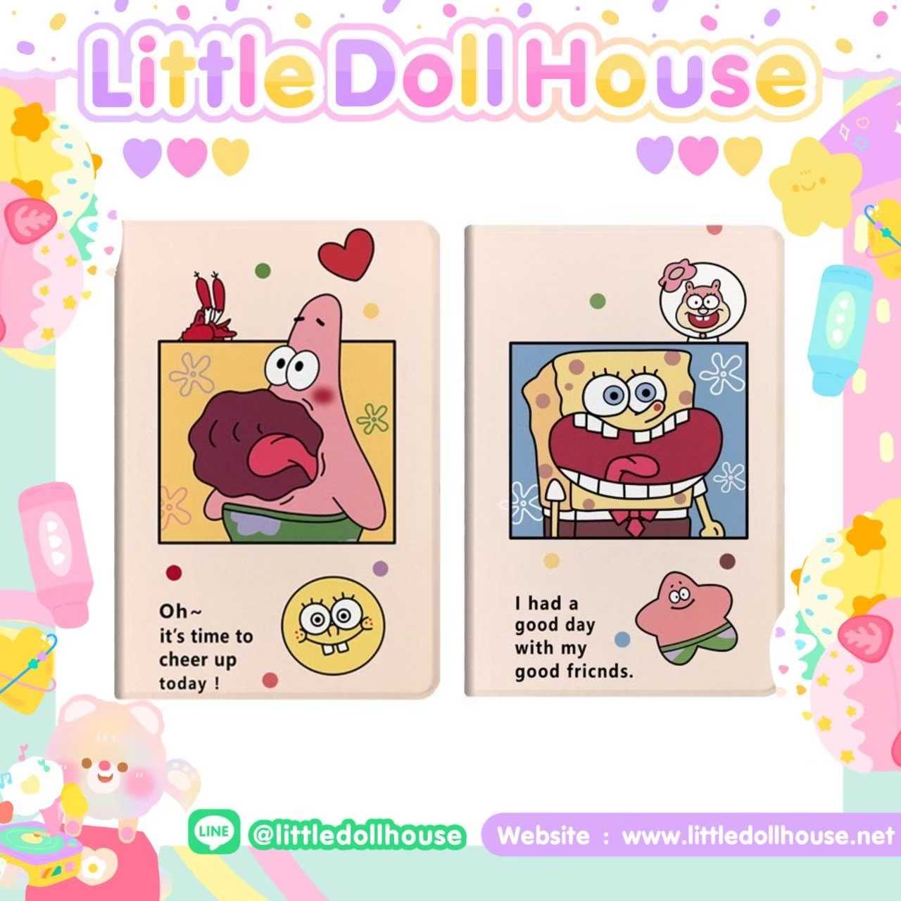 📮SALE📮‼️iPad Cute Big mouth SpongeBob10.2 IPad​ gen 5,6  IPad​ Air 1,2,3 IPad​ pro