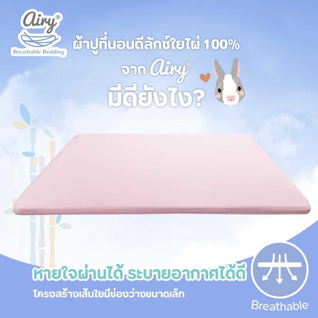 ผ้าปูที่นอน AIRY รุ่น DELUXE   S/65