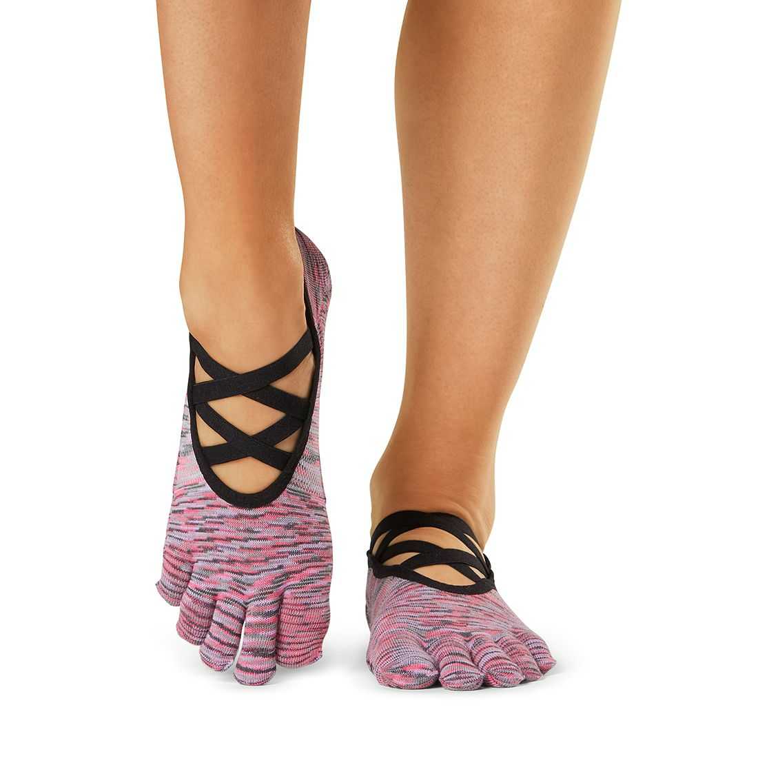 Toesox Elle Tec ปิดนิ้ว ไซส์ M ถุงเท้ากันลื่นแยกนิ้ว