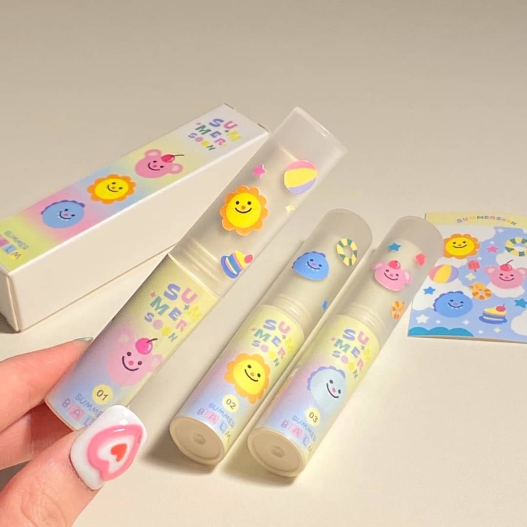 LIP BALM SUMMERSOON  (ลิปบาล์มบำรุงปากมีสี)