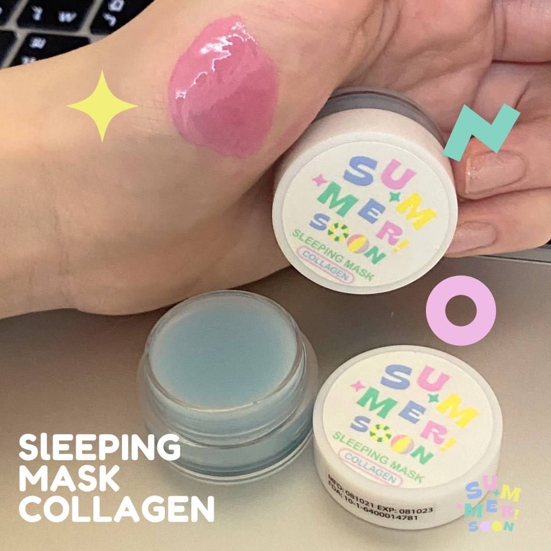 SLEEPING MASK COLLAGEN | SUMMERSOON (ลิปมาส์กบำรุงปากเปลี่ยนสี)