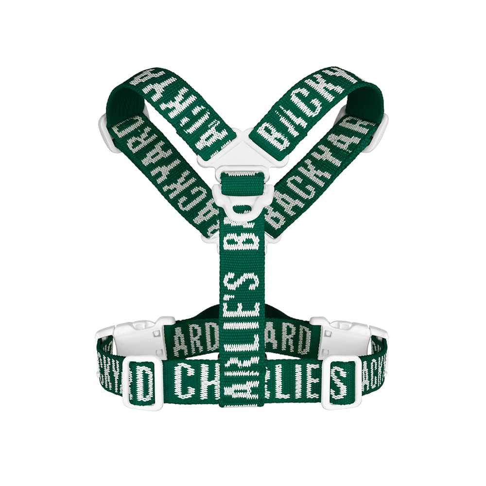 Charlie's Backyard  TRIP HARNESS / GREEN