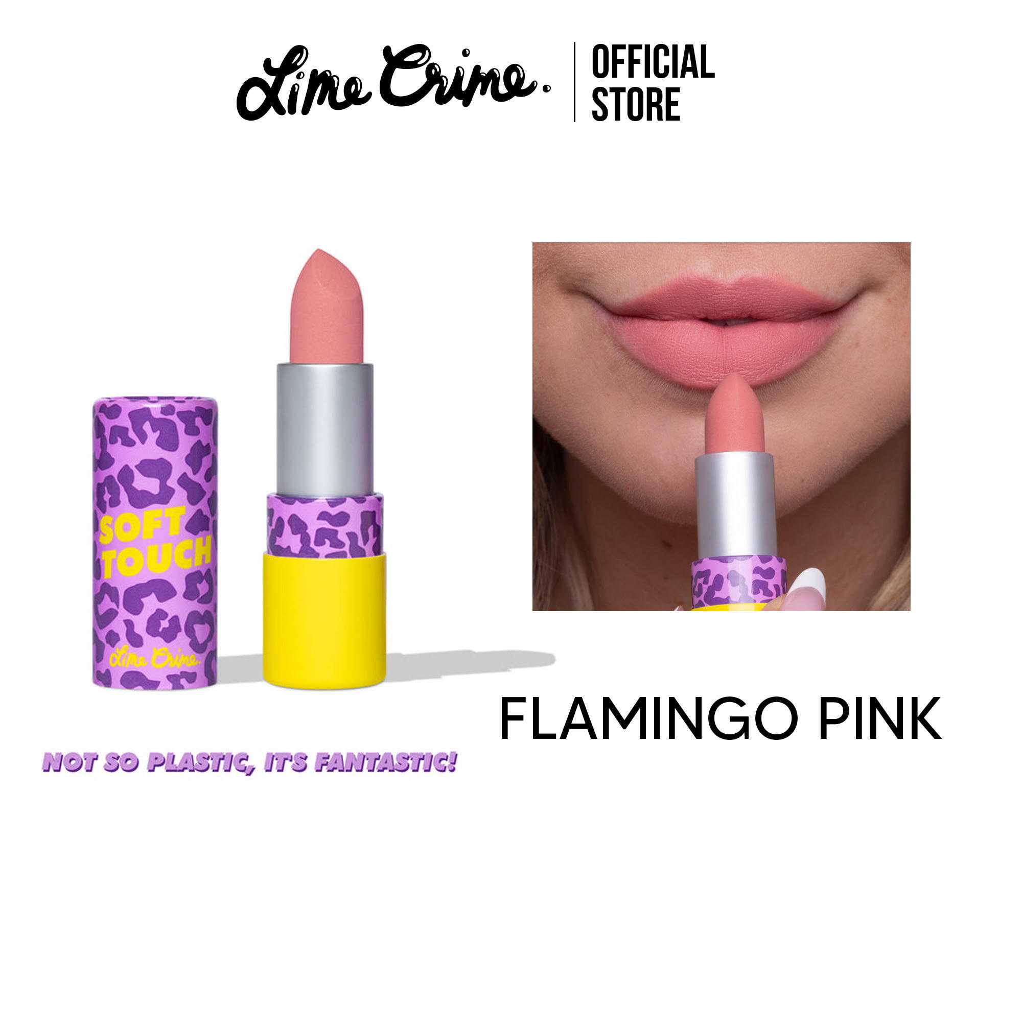 Lime Crime Soft Touch Lipstick สี Flamingo Pink By Lime Crime Thailand