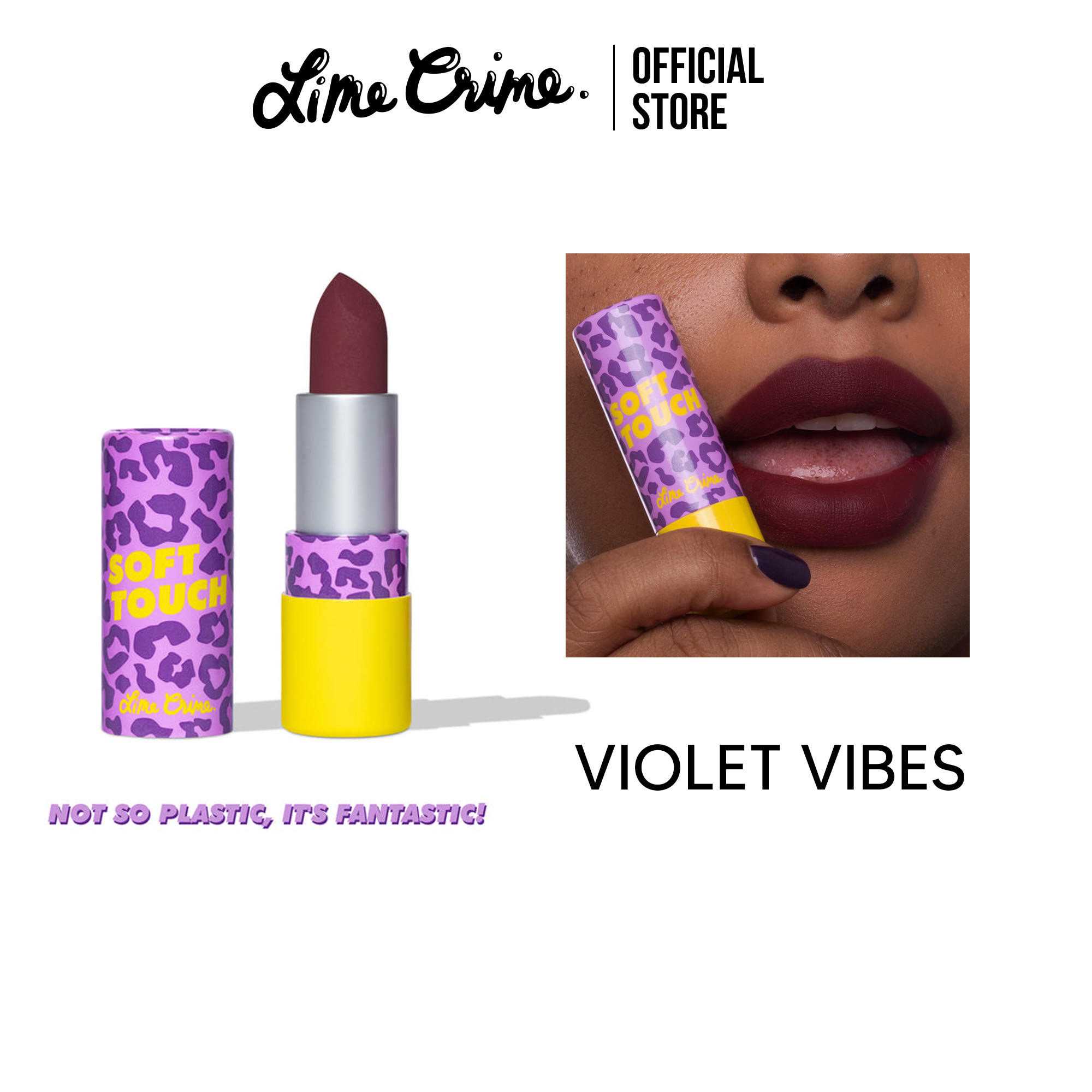 Lime Crime Soft Touch Lipstick สี Violet Vibes By Lime Crime Thailand