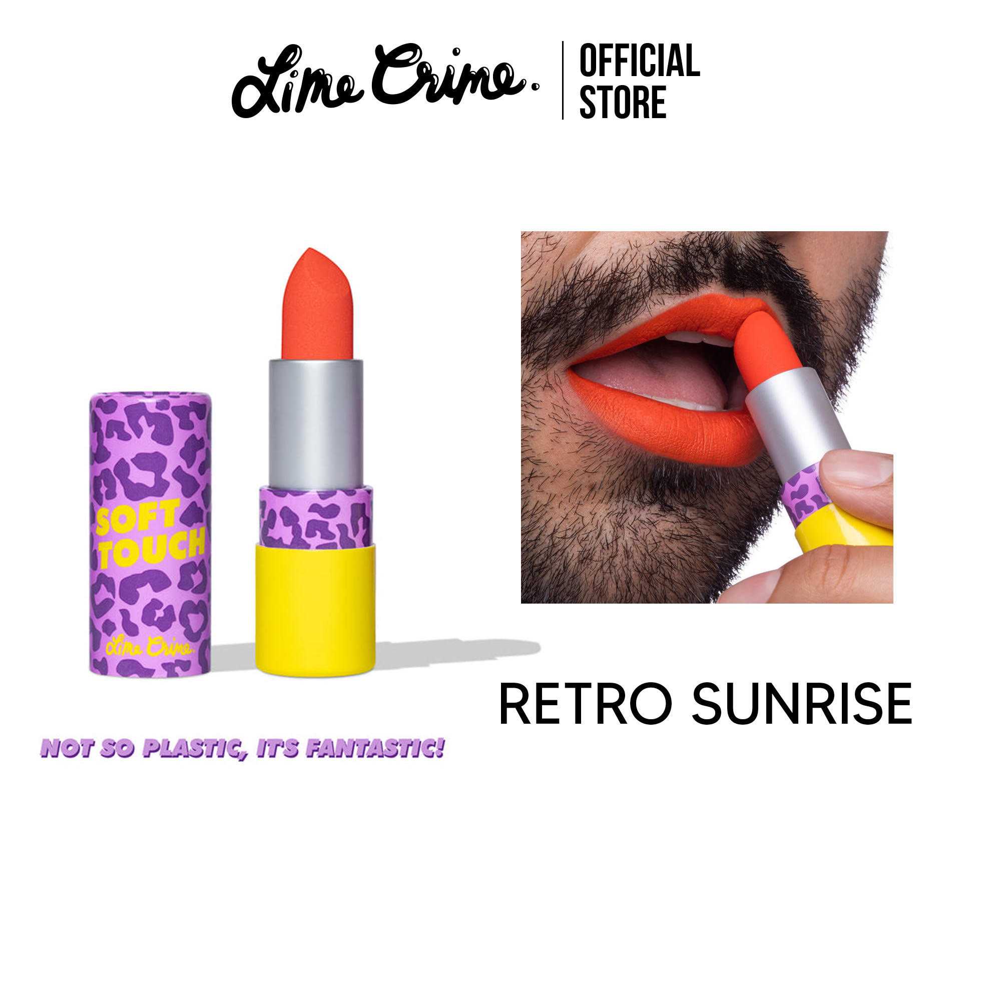 Lime Crime Soft Touch Lipstick สี Retro Sunrise By Lime Crime Thailand