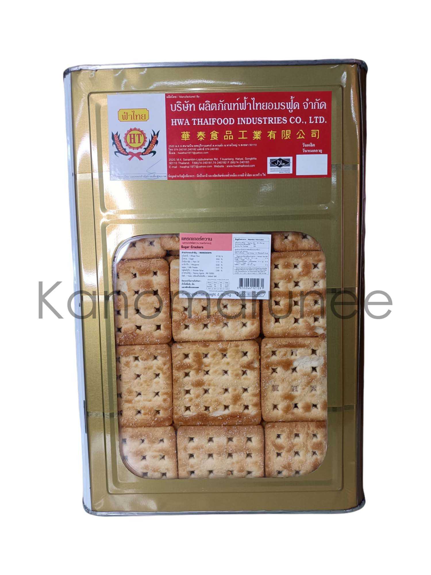 แครกเกอร์หวาน แผ่นใหญ่ (ปี๊บใหญ่)