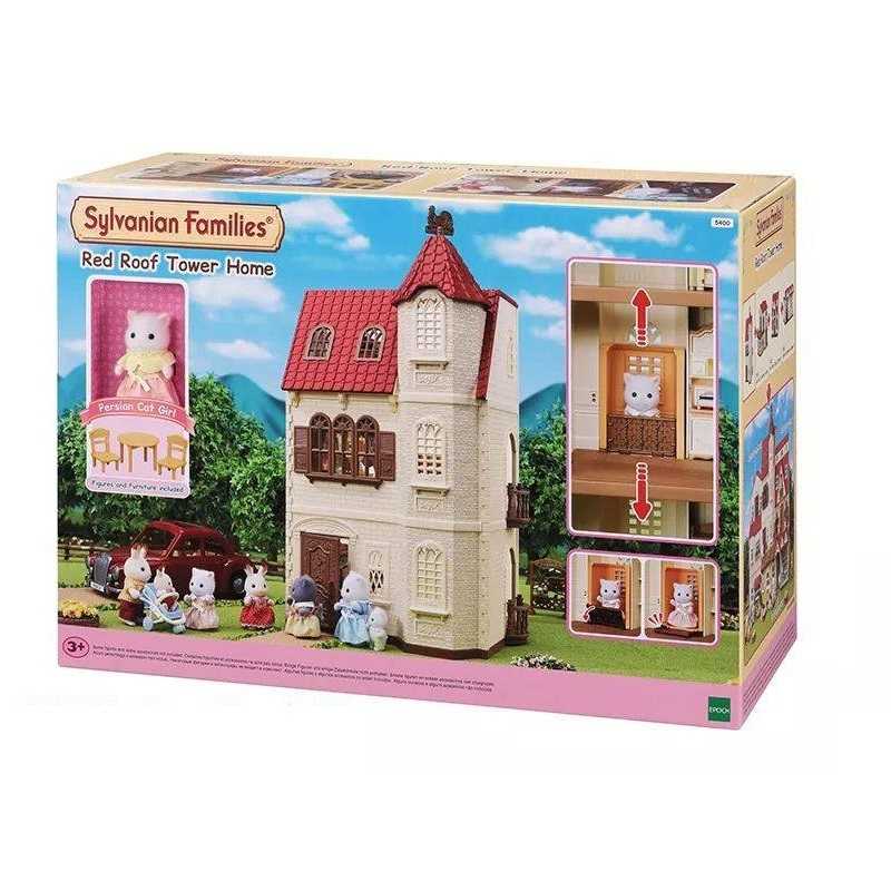 Sylvanian Families Red Roof Tower Home / ซิลวาเนียน แฟมิลี่ บ้านเรดรูฟ ทาวเวอร์