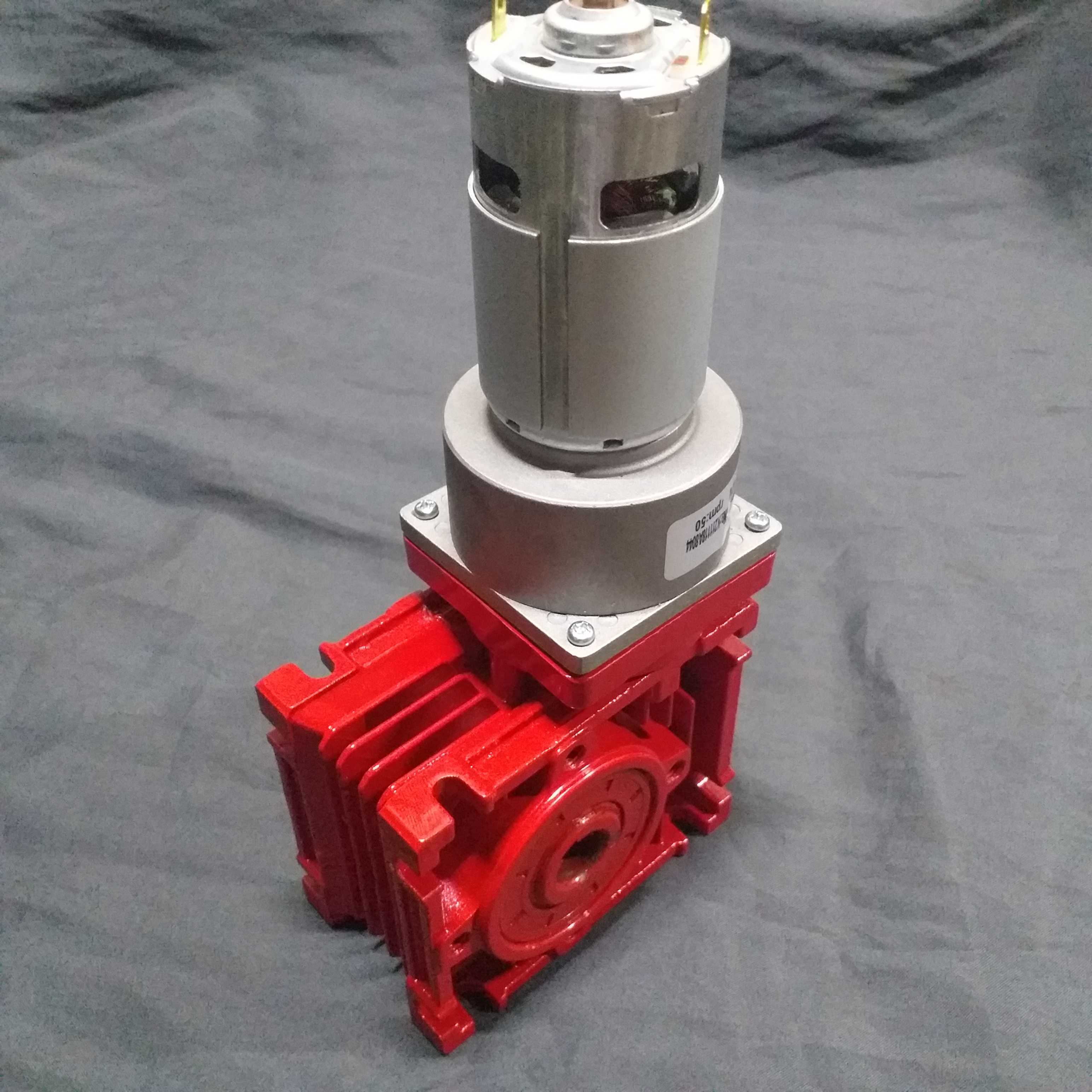 #MD14M# มอเตอร์เกียร์ 12V 30W ไม่มีเพลา รับน้ำหนักไม่เกิน 200กก. เกียร์ทด รอบช้า