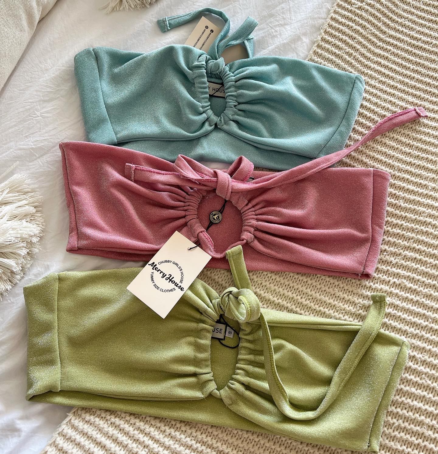Glitter bra