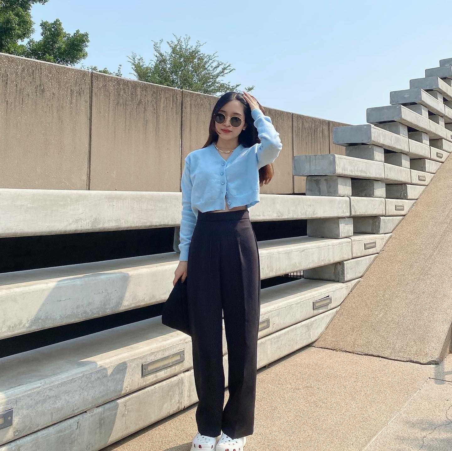 กางเกงขายาวรุ่น Straight Pants