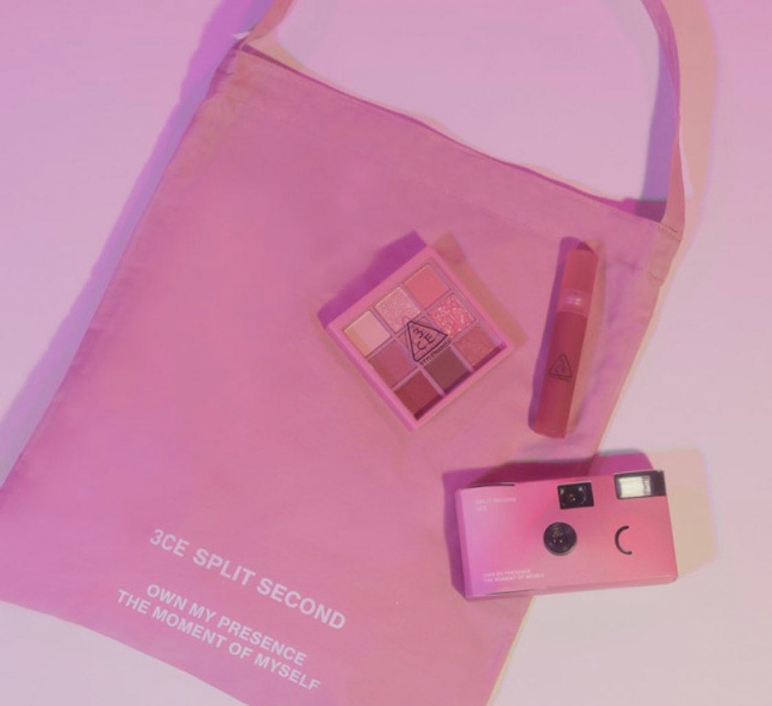 3ce tote bag สี pink 