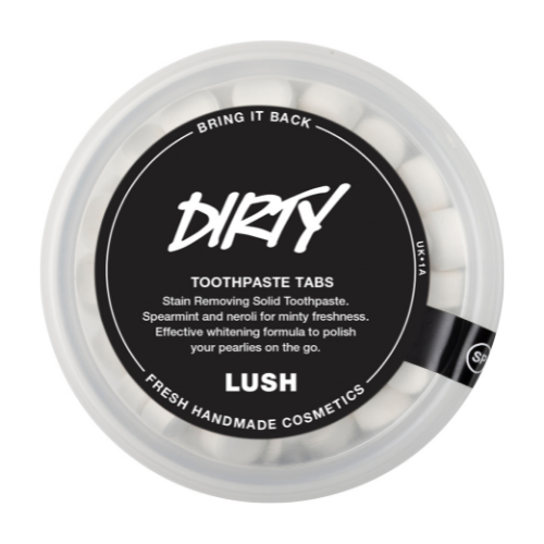 LUSH ยาสีฟันอัดเม็ด DIRTY TOOTHPASTE TABS 50g