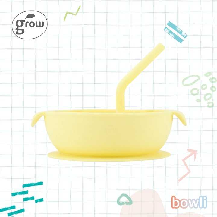 Grow Bowlie ~ Complete meal baby suction bowl โกรว โบลี่ ชามซิลิโคนก้นดูด / baby feeding