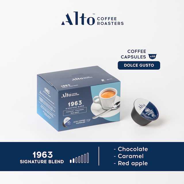 Coffee Capsules (for Dolce Gusto) กาแฟแคปซูล (ดอลเช่ กุสโต้) - 1963 Signature Blend