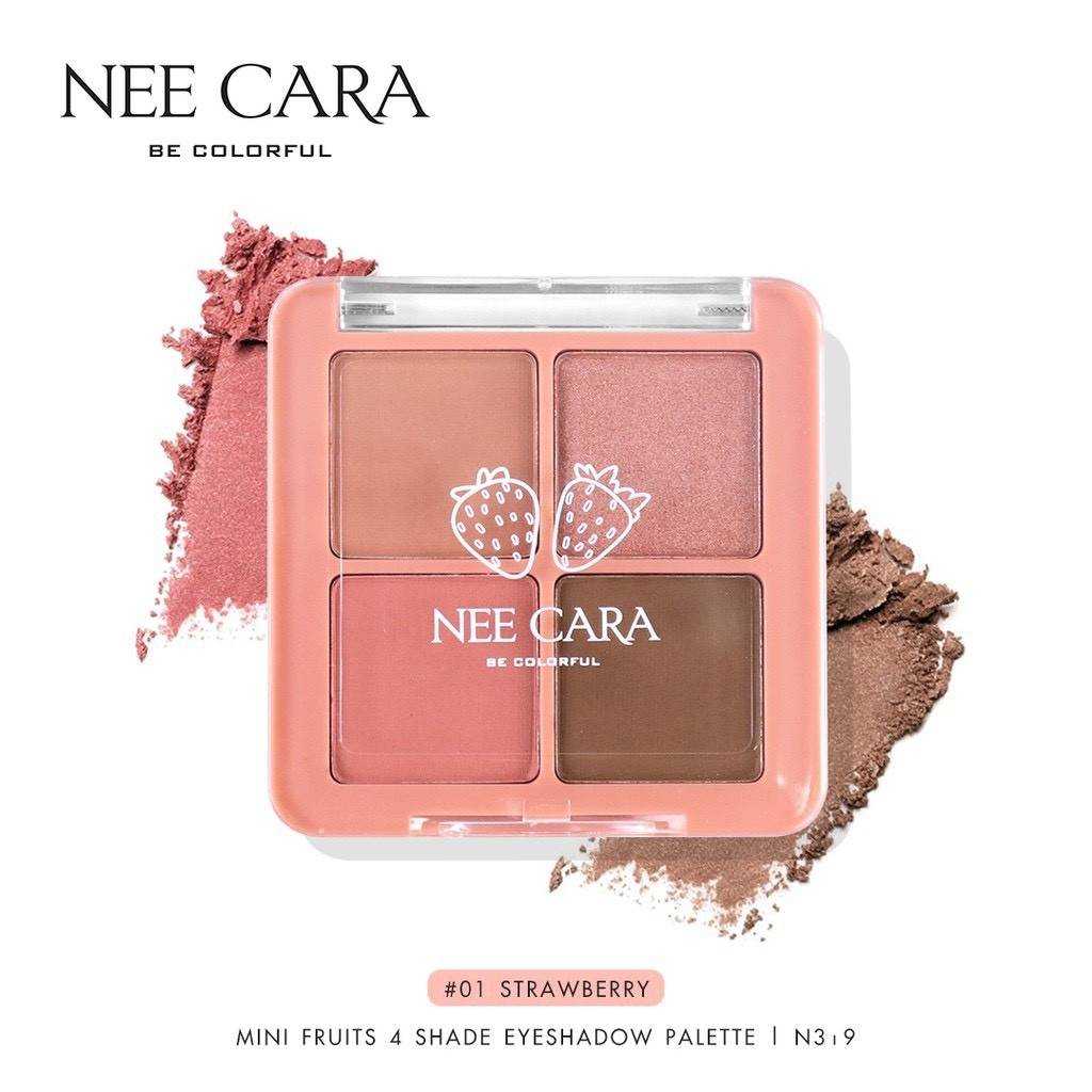 อายแชโดว์ 4สี NEE CARA MINI FRUITS EYESHADOW PALETTE #N319