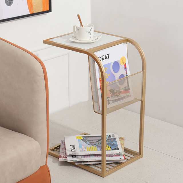Side Table with Book Holder III - โต๊ะข้างตกแต่งบ้าน