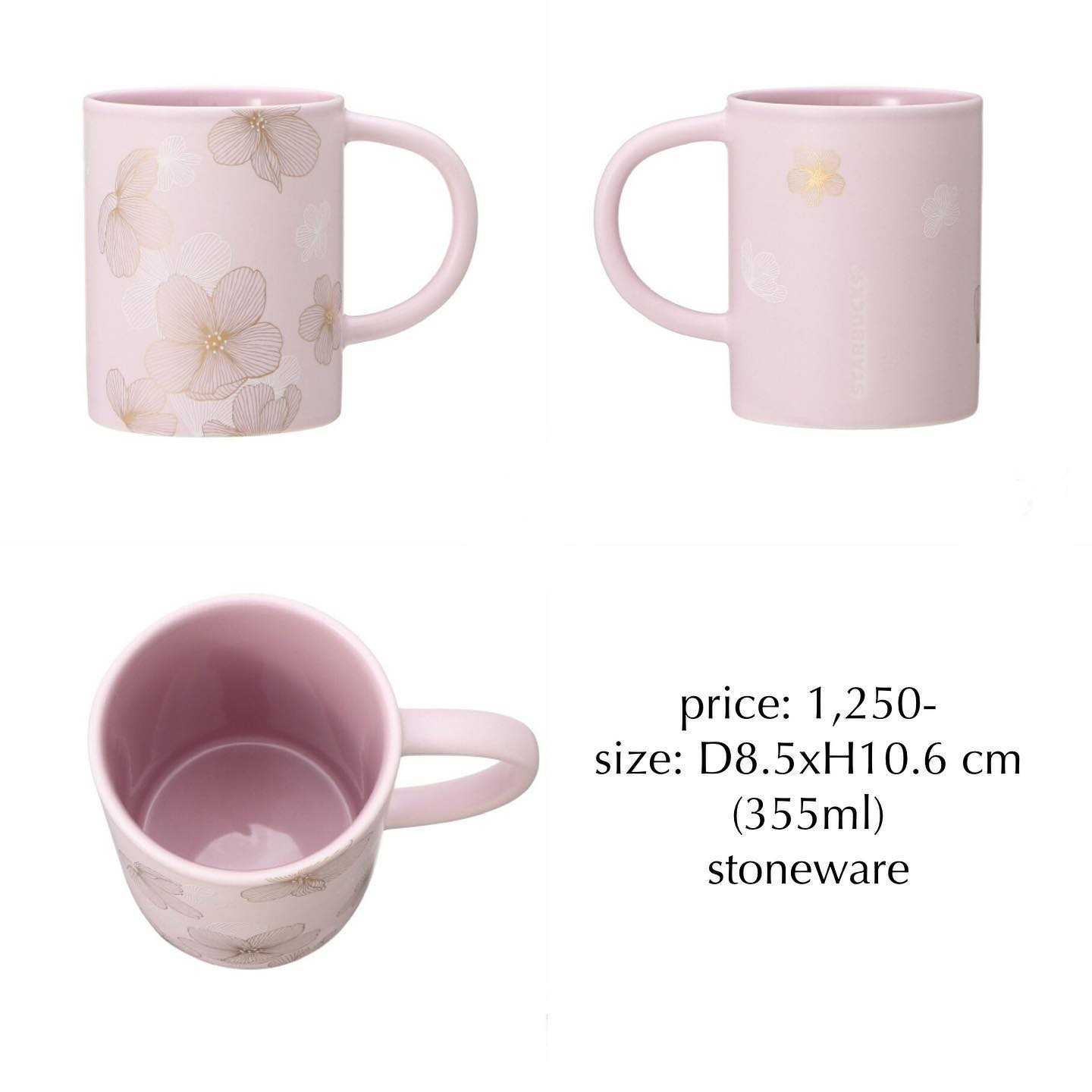 ♡starbucks japan sakura 2022 pink soft blossom mug (355ml)