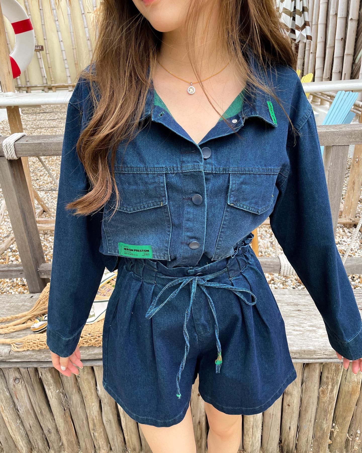 Summer jean set - size S M L
