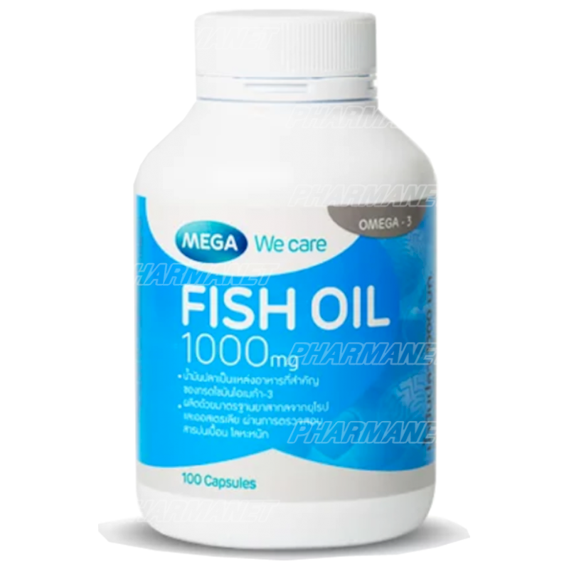 MEGA WE CARE FISH OIL 1000MG CAP 100'S