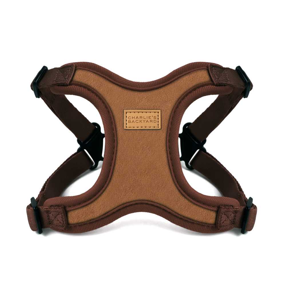 Charlie's Backyard NEW COMFORT HARNESS / BROWN