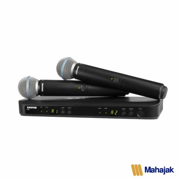 ไมค์ลอย SHURE รุ่น BLX288TH/B58 #SHURE #MAHAJAK #JBL #ไมค์ลอย #ไมค์ไร้สาย