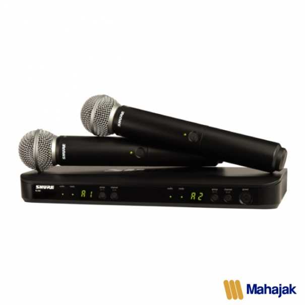 ไมค์ลอย SHURE  รุ่น BLX288TH/SM58  #SHURE #JBL #MAHAJAK #ไมค์ลอยSHURE