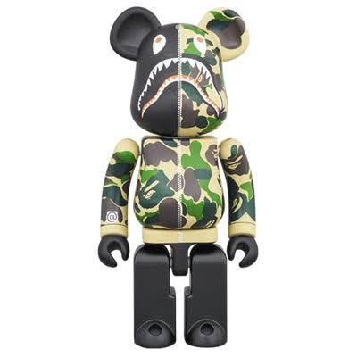 Bearbrick Bape Camo Shark 200%