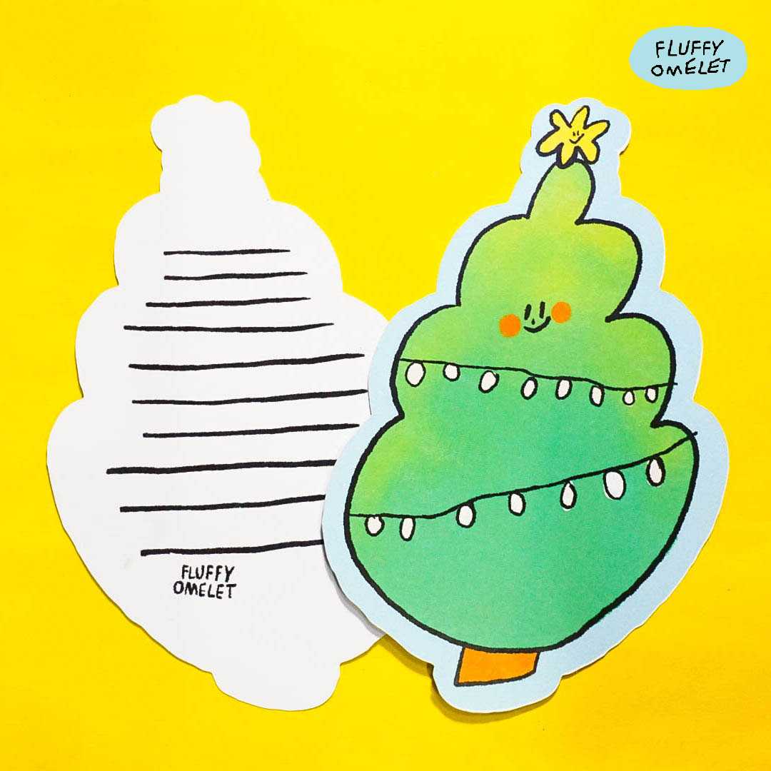 KISS MUCH TREE CARD