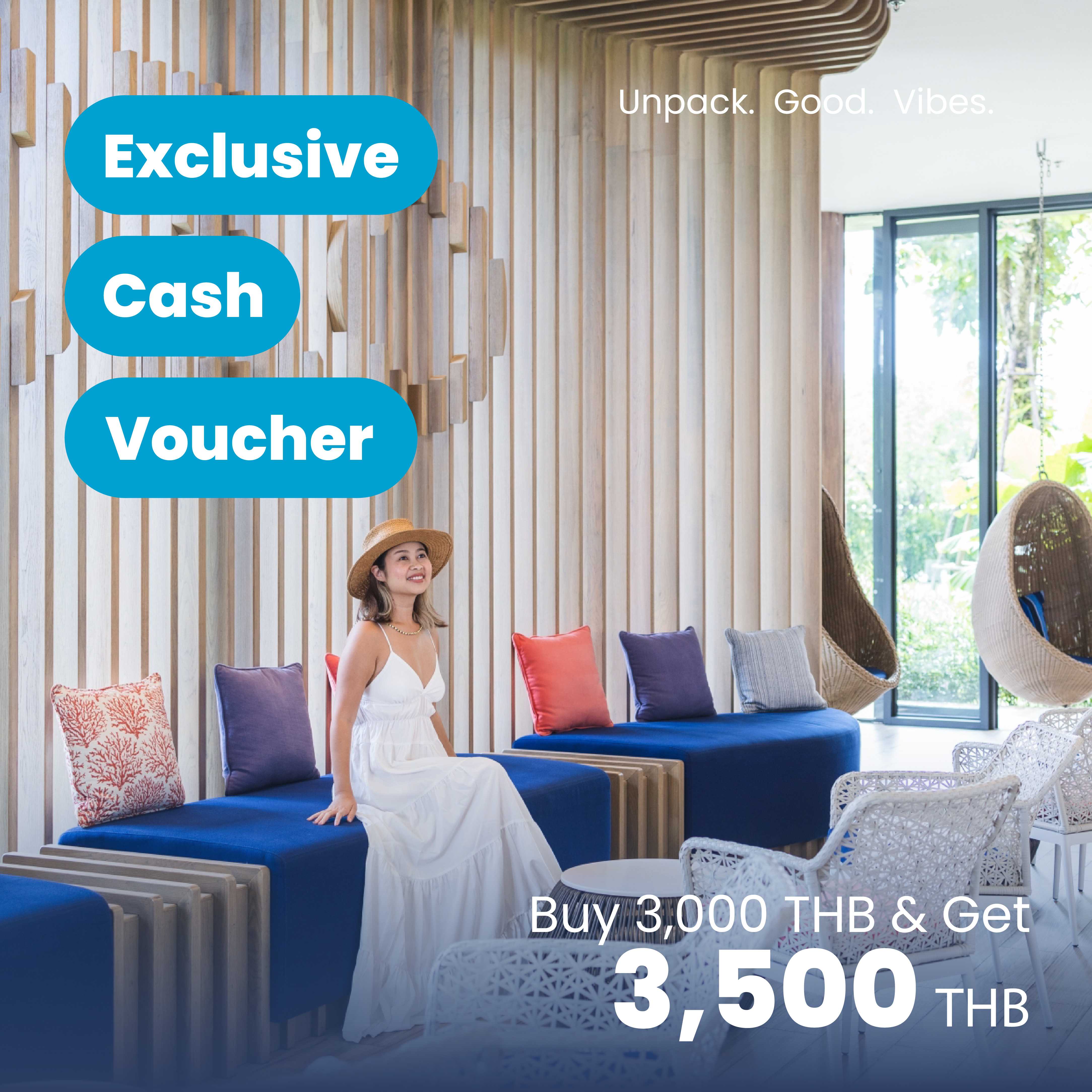 Enjoy F&B Bonus Value, Pay THB 3,000 for total value at THB 3,500