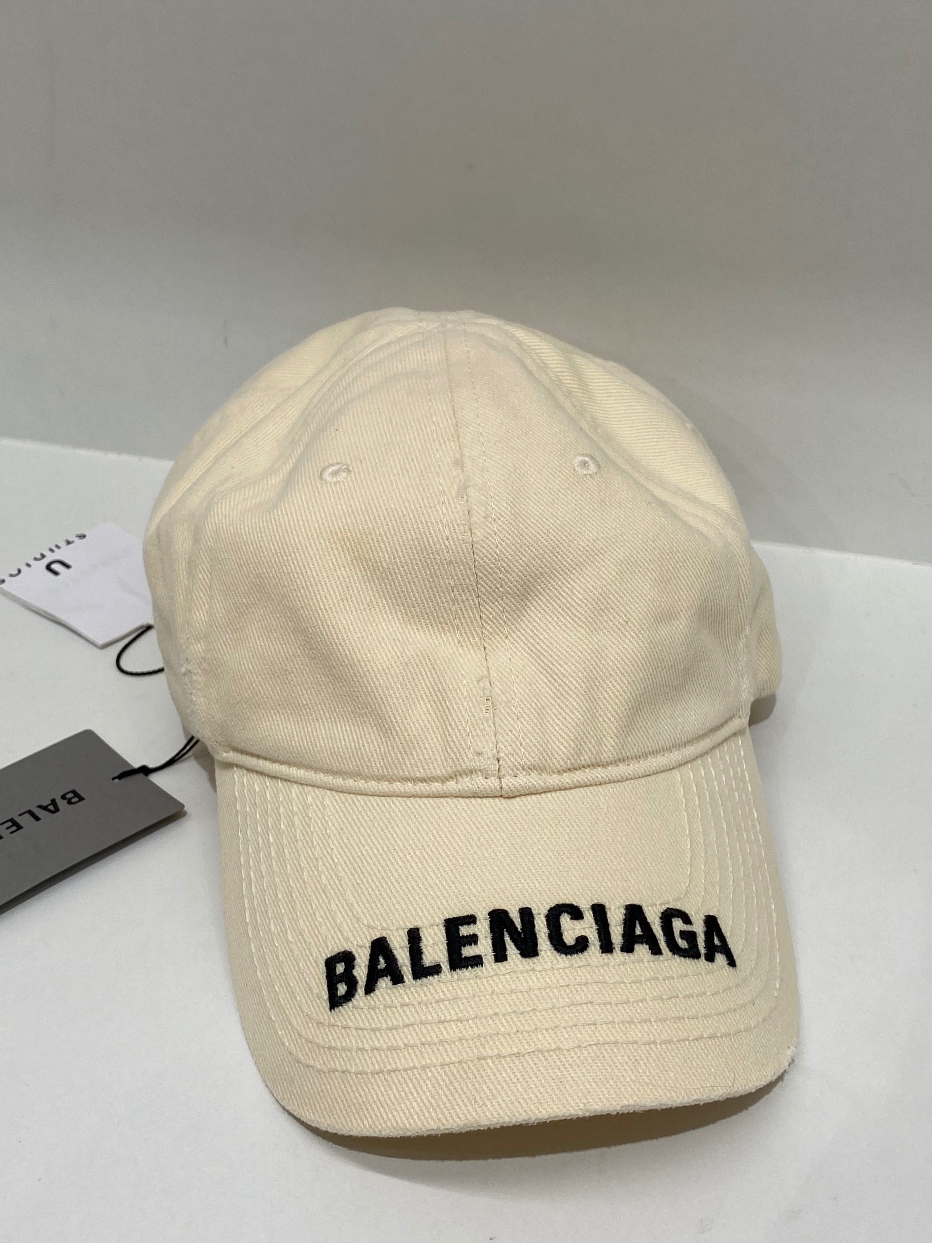 Balenciaga cap beige cream LINE SHOPPING