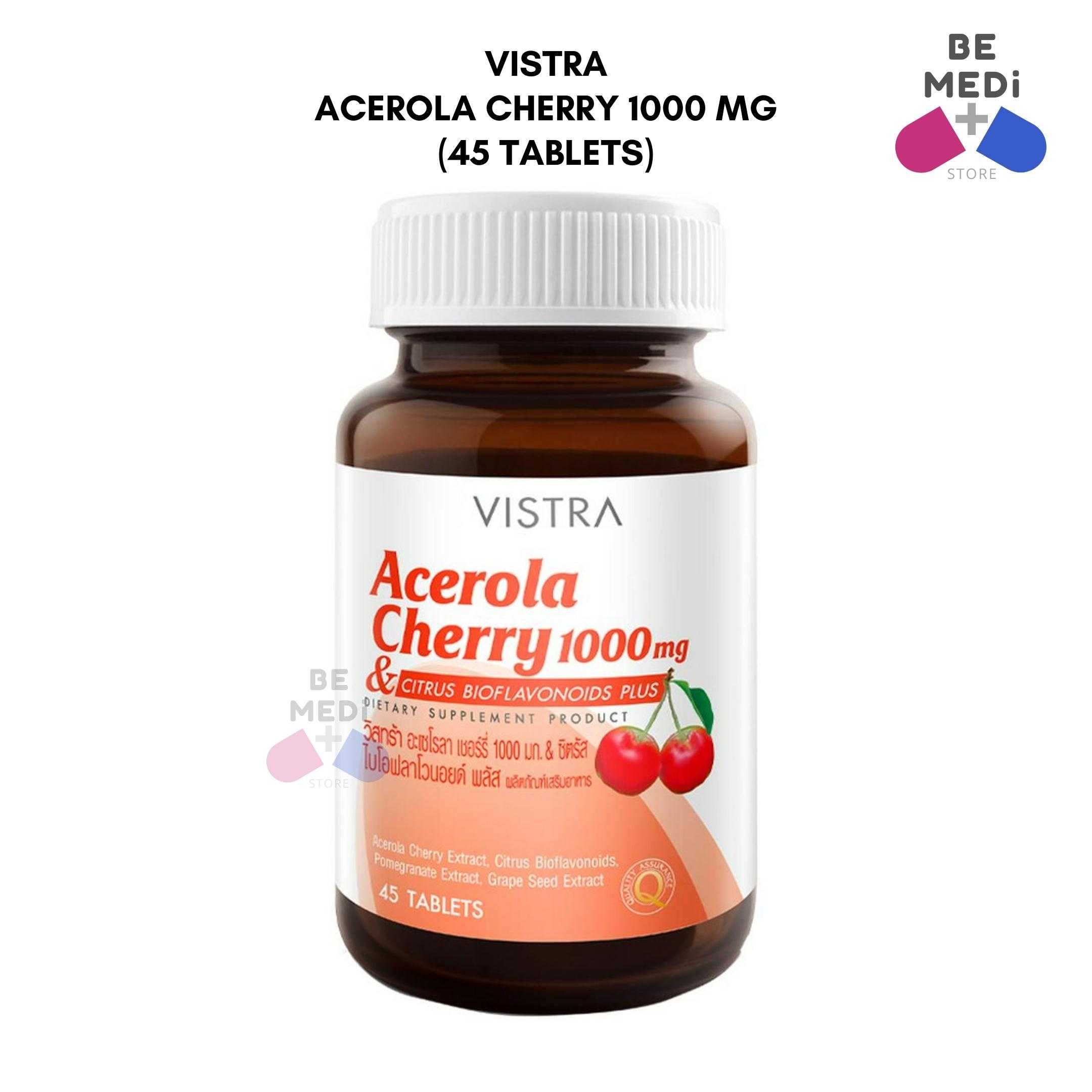 VISTRA Acerola Cherry 1000 mg (45 Tablets)