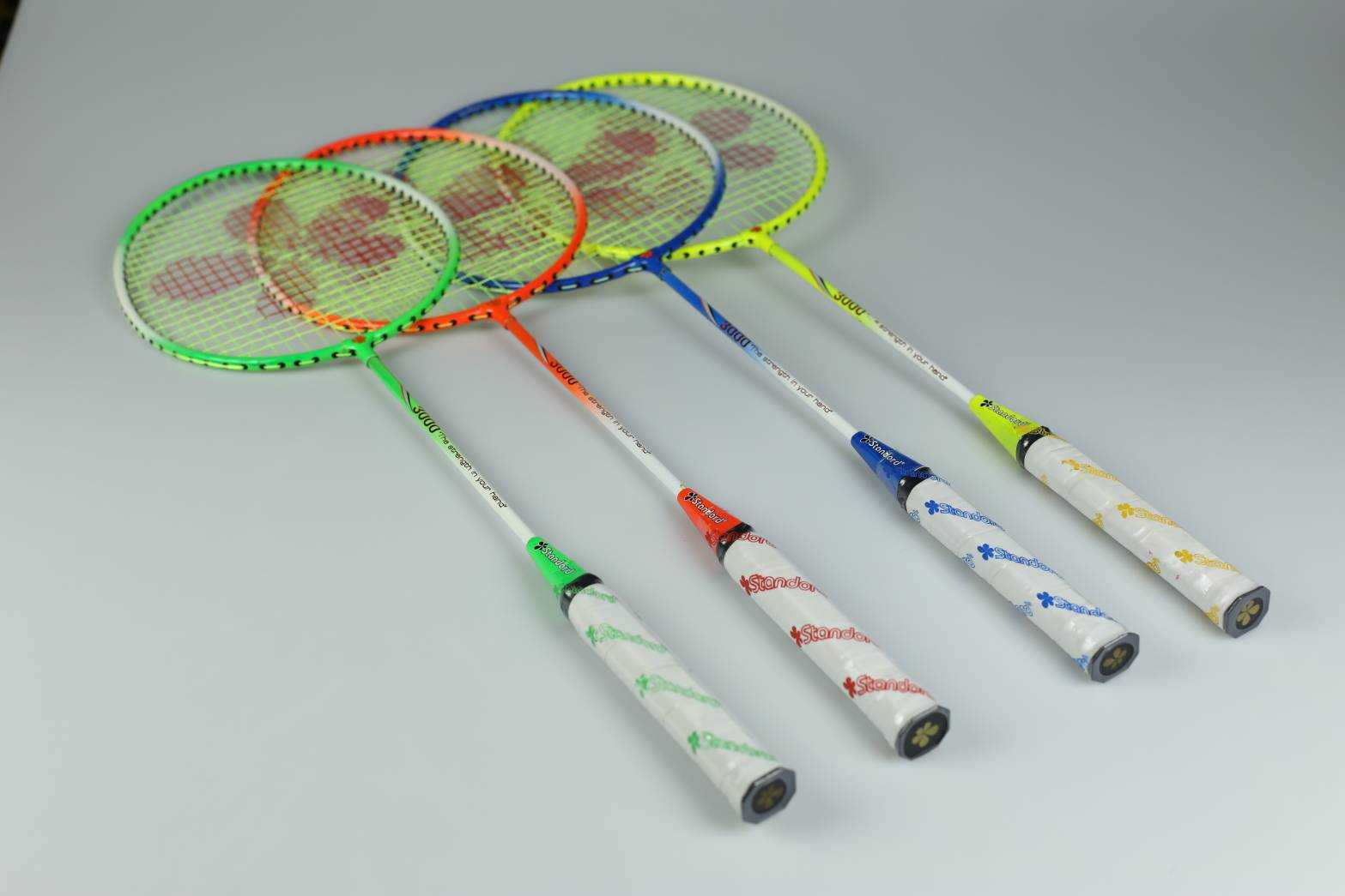 ไม้แบต standard เบอร์3000 สะท้อนแสง /badminton racket (NEON)