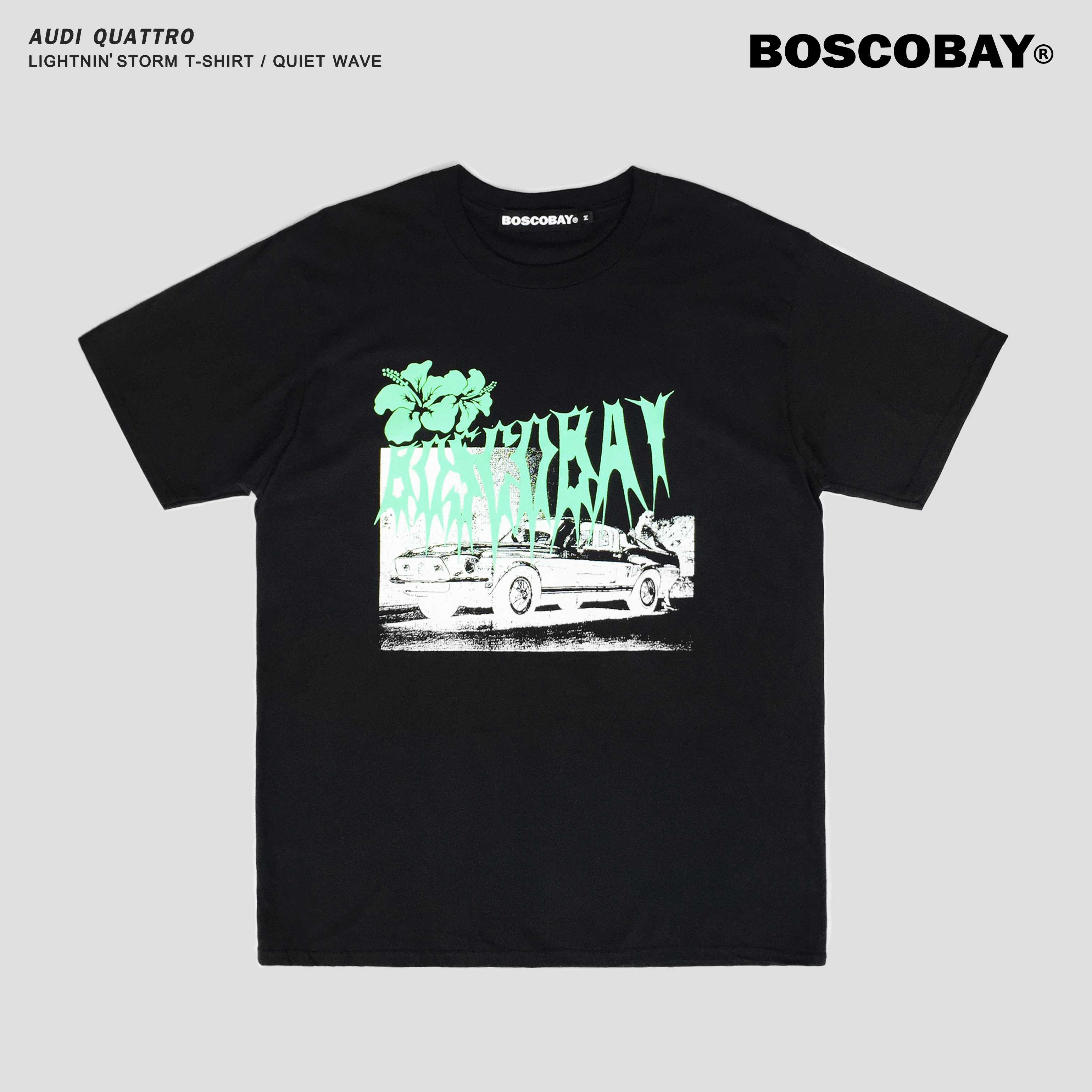 AUDI QUATTRO Lightnin’ storm T-Shirt / Quiet wave