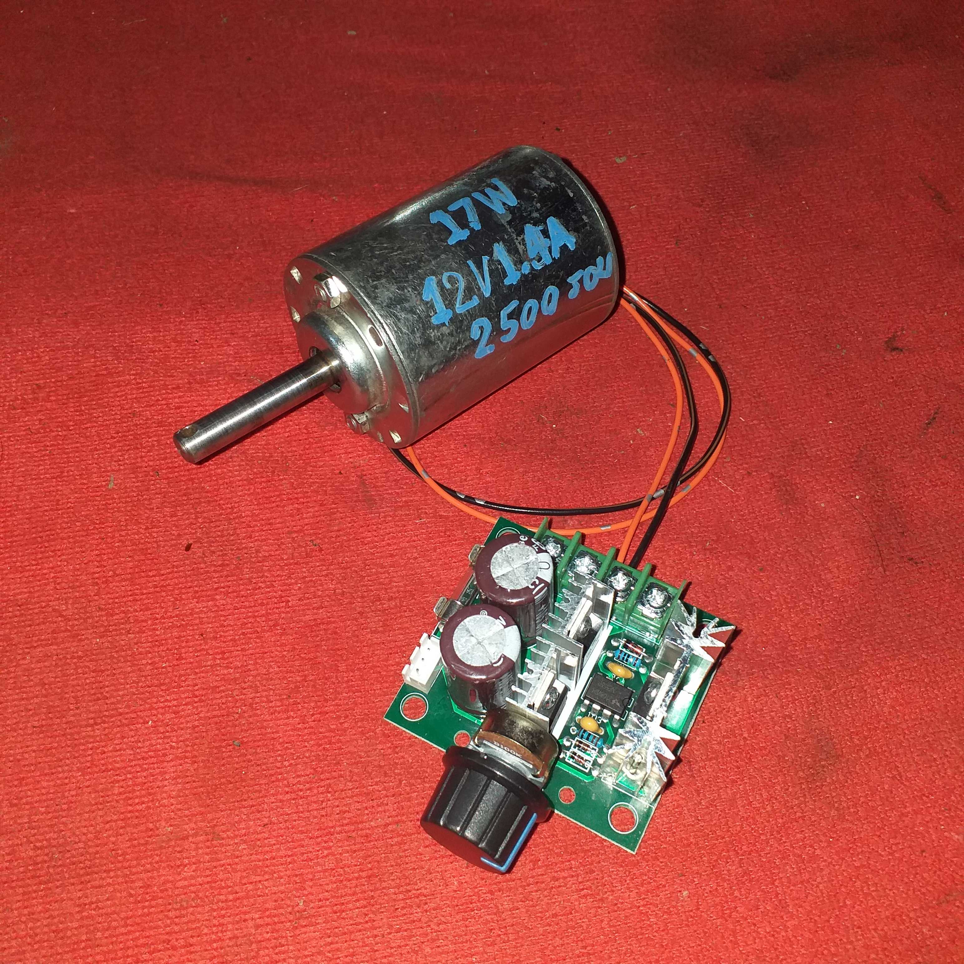 #J00300M12V17W# มอเตอร์ 12VDC 1.4A 17W 2500RPM รอบเร็ว