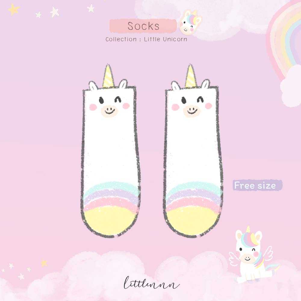 13 Socks :Unicorn Collection