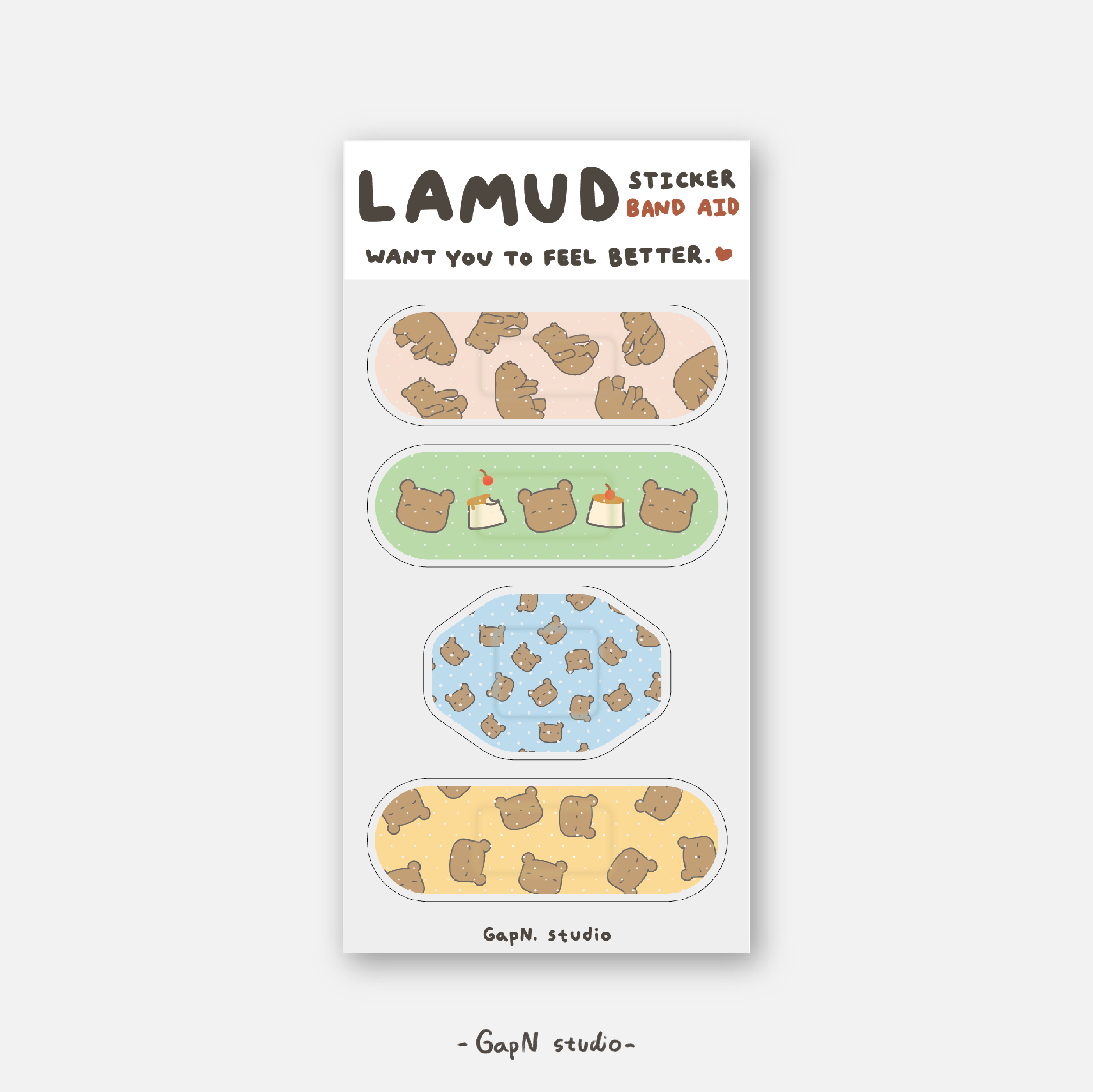 {Pre-order} Lamud Band-aid clear sticker