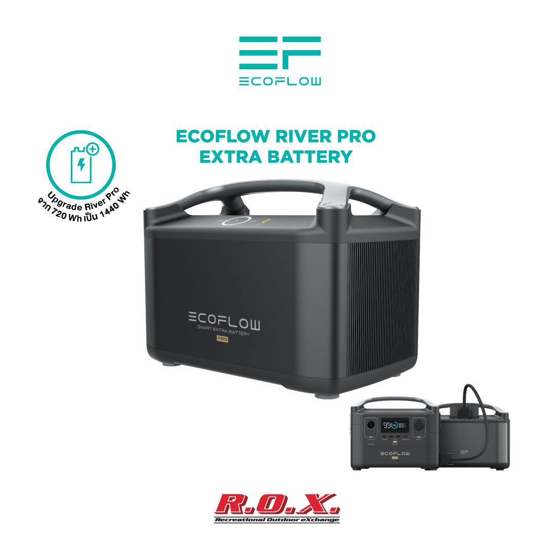 EcoFlow River Extra Battery แบตเตอรี่สำรอง อเนกประสงค์ พกพา พาวเวอร์สเตชั่น