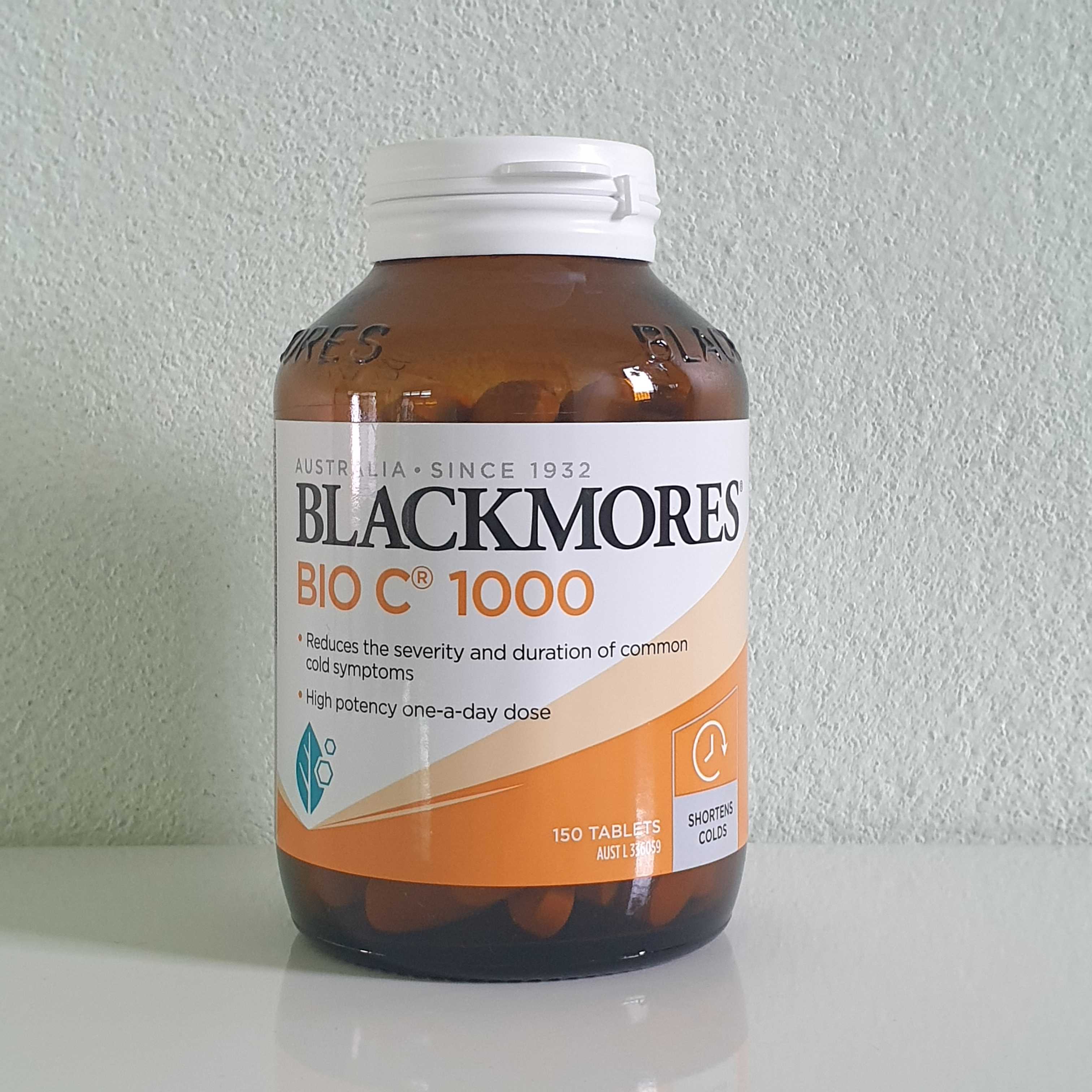 Blackmores Bio C 1000 150 Tablets แบลคมอร์ส วิตามิน ไบโอ ซี