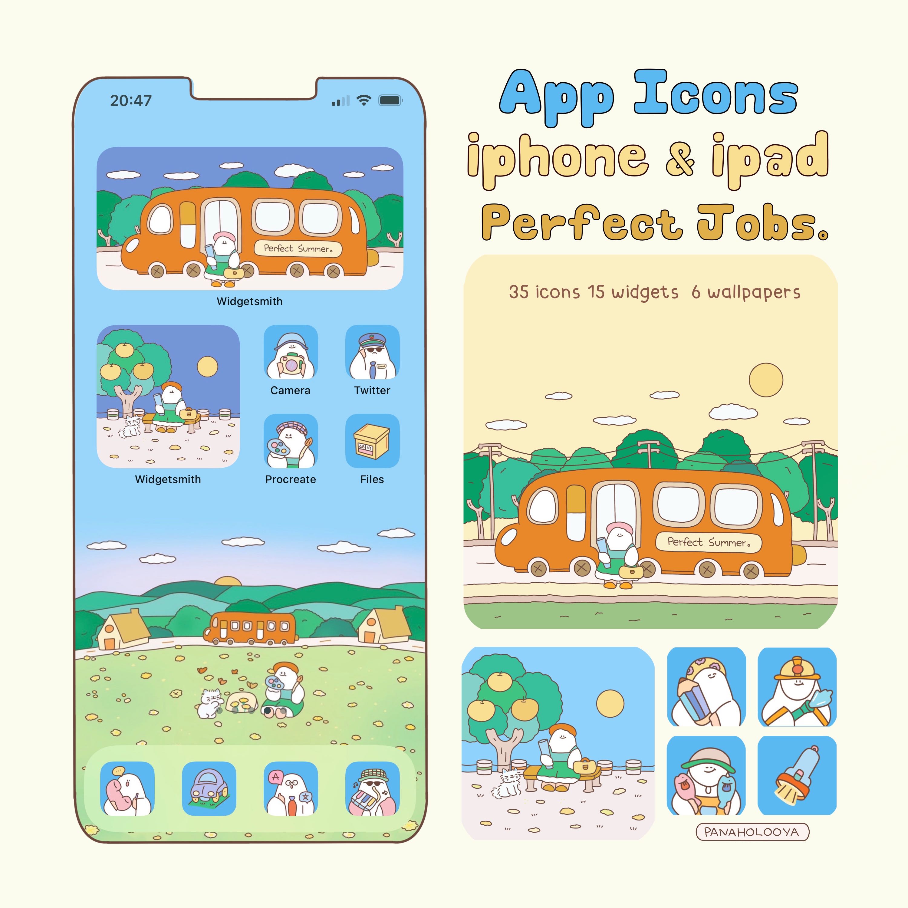 Perfect Jobs | App icons and wallpapers 