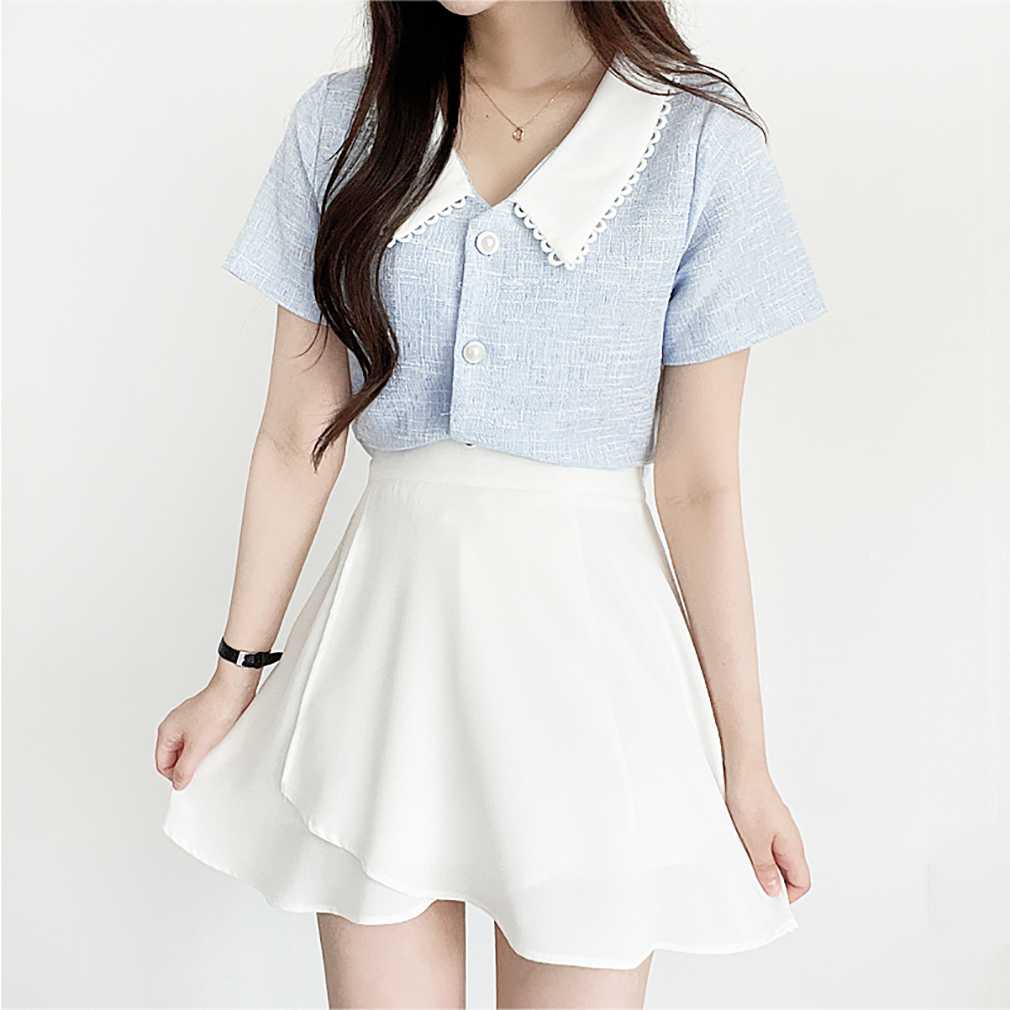 เสื้อครอปผ้าทวีส 딘 오버핏 후드티