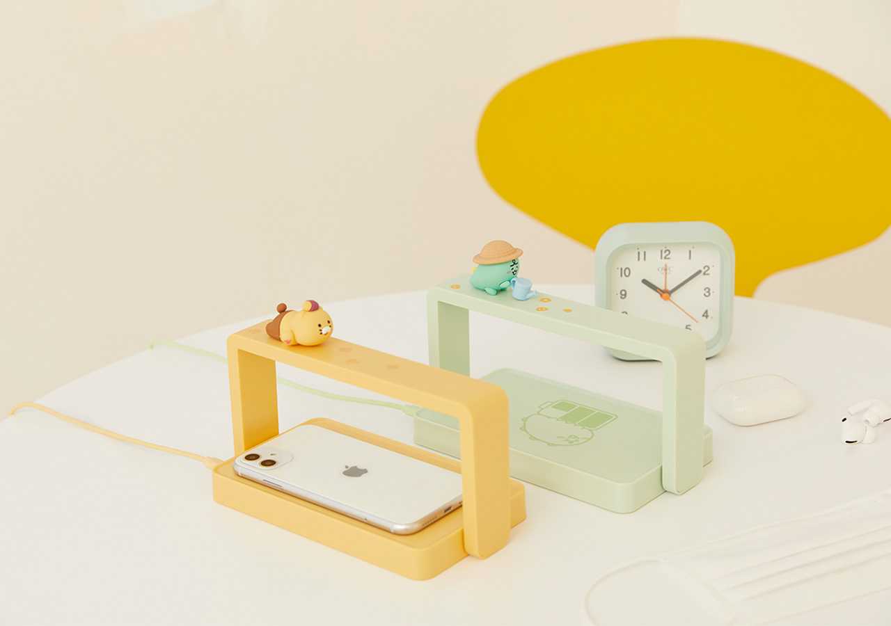 ( พร้อมส่ง ) Kakaofriends UV Sanitizer Wireless Charger Jordy & Choonsik ที่ชาร์จแบตไร้สาย / อบ UV