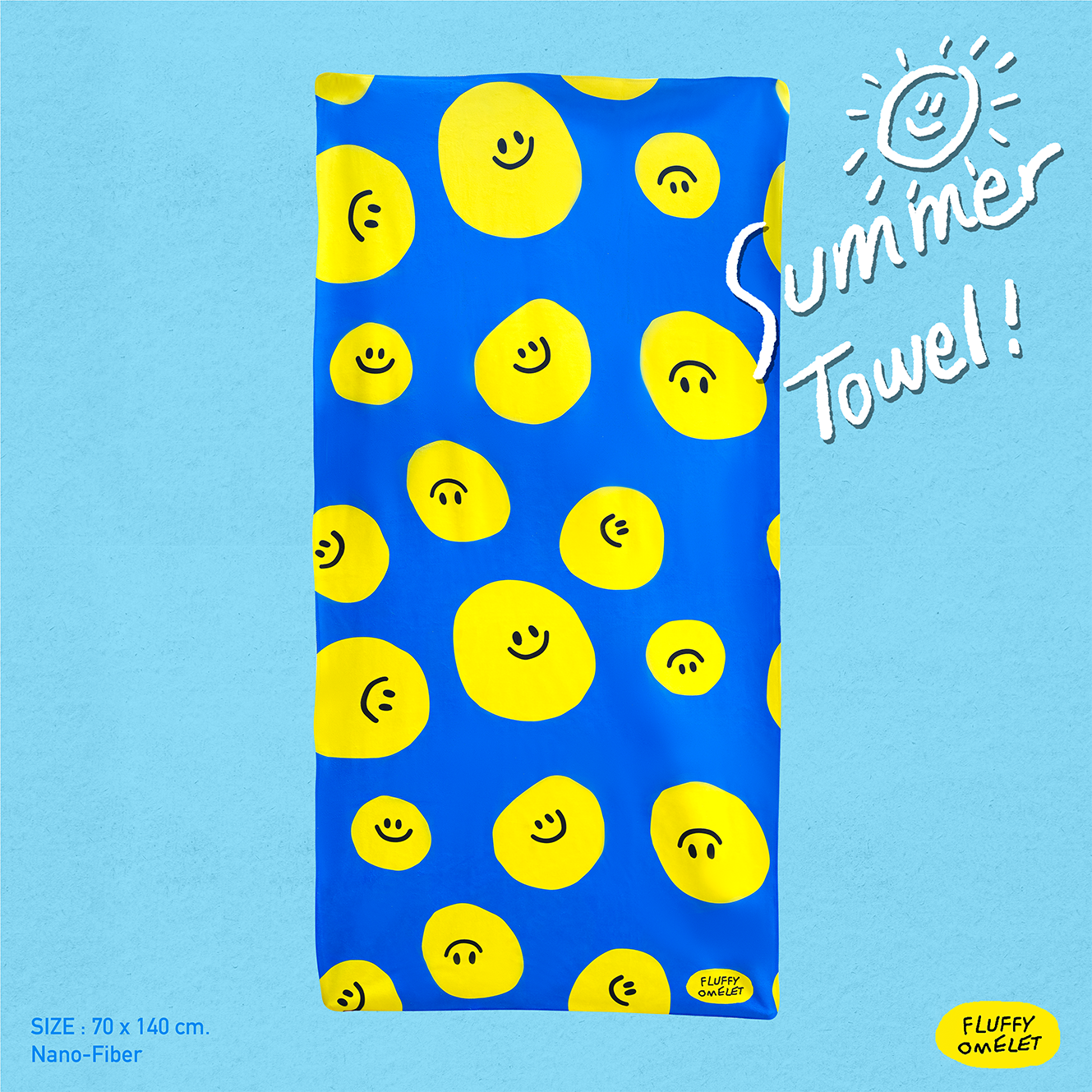 SMILEY SUMMER TOWEL