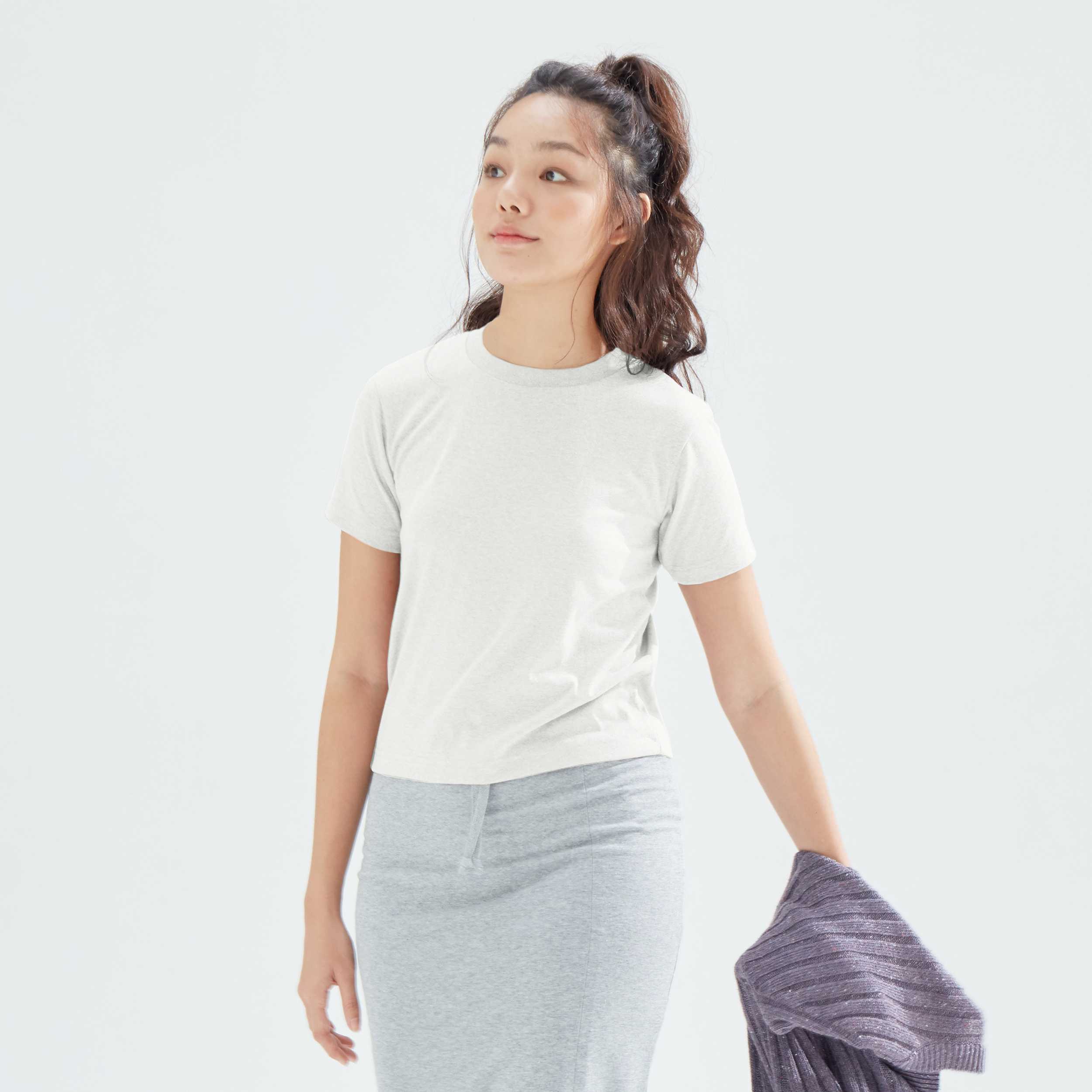 CIRCULAR เสื้อยืด ผู้หญิง แขนสั้น ผ้า Single Jersey : Jelly in Landfill